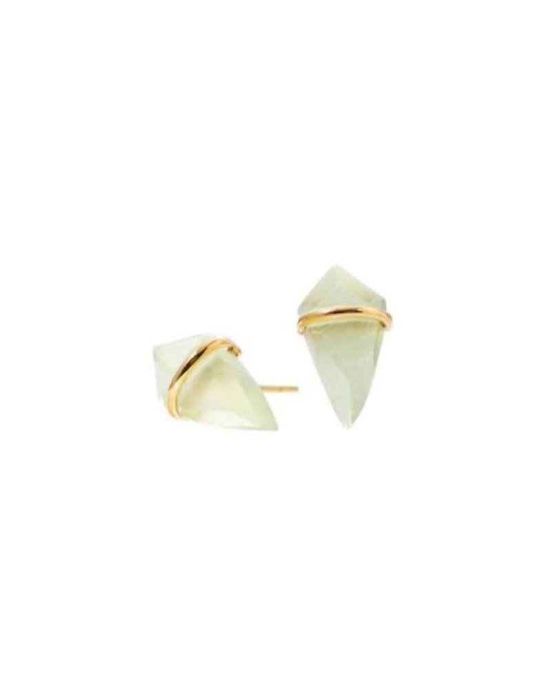Front of a size O/S Kite Earrings in 18K Prehnite in 18K Prehnite by PAGE SARGISSON. | dia_product_style_image_id:329918